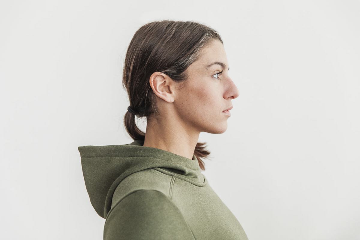 Nobull Performance Women's Hoodie Green | Australia (WE2451)